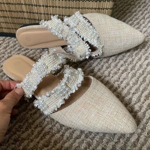 Never worn mules